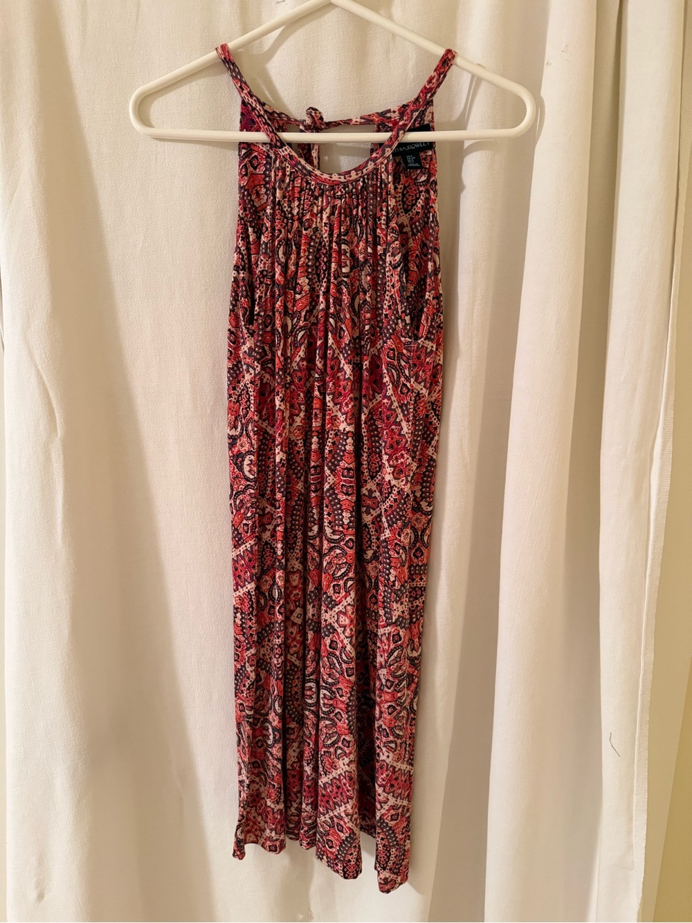 Cynthia Rowley Bohemian Red Paisley Sundress